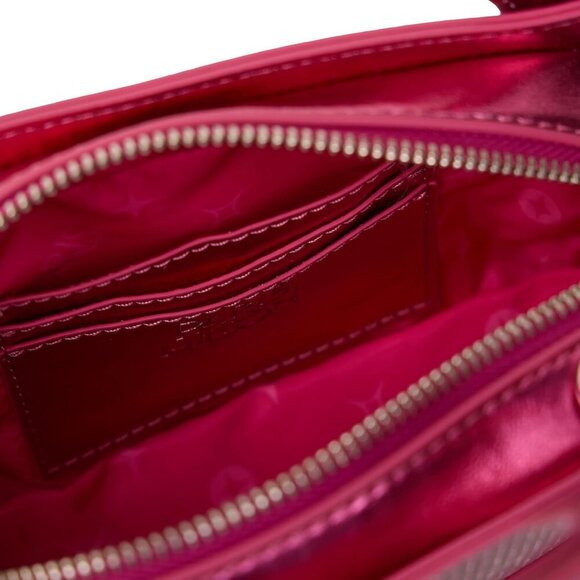 Te Amo Cutout Heart Handle Removable Strap Handbag Purse - Picture 8 of 8